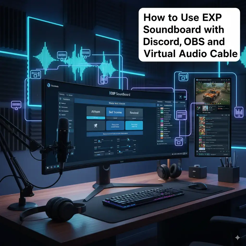 How to Use EXP Soundboard with Discord, OBS, and Virtual Audio Cable